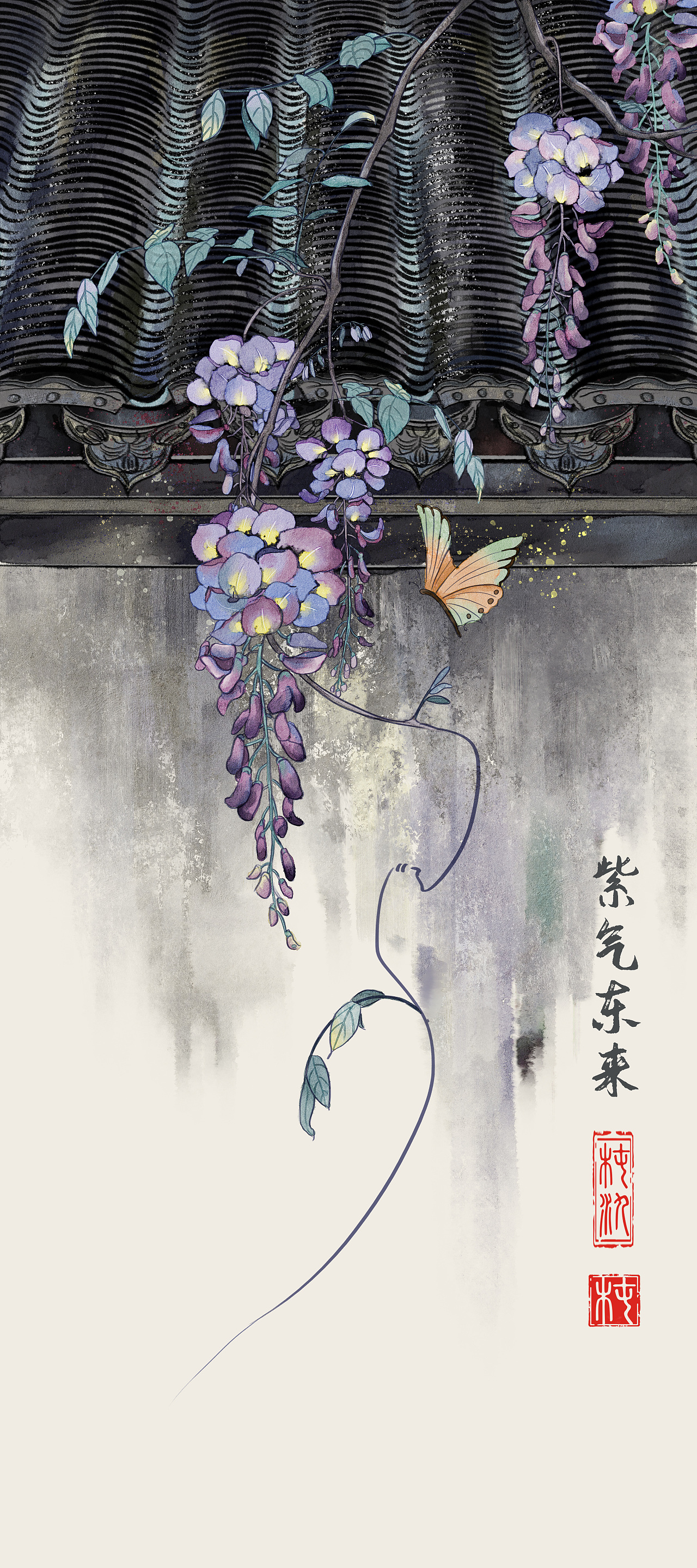 国风花卉插画|文创（图ZMzA5MjM2MDU2） - 商业插画 - 站酷设计师椿氿原创素材 - 站酷ZCOOL