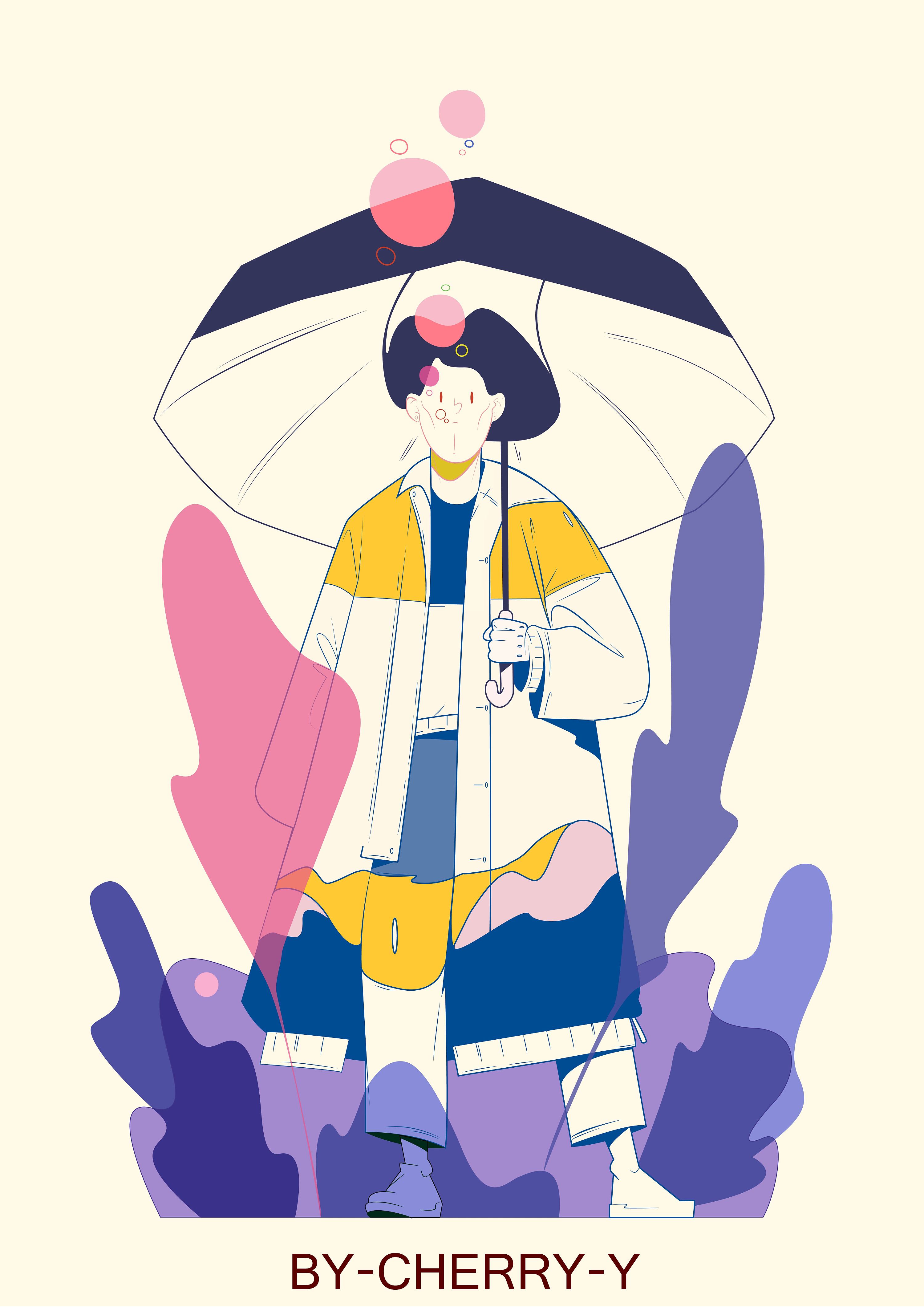 矢量插画人物练习