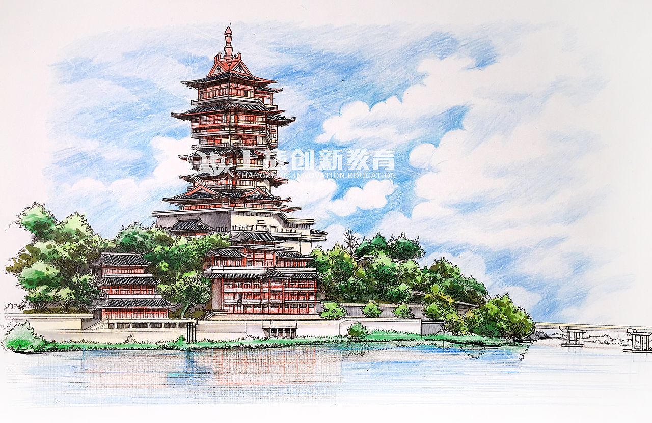 上战手绘-绵阳手绘景点