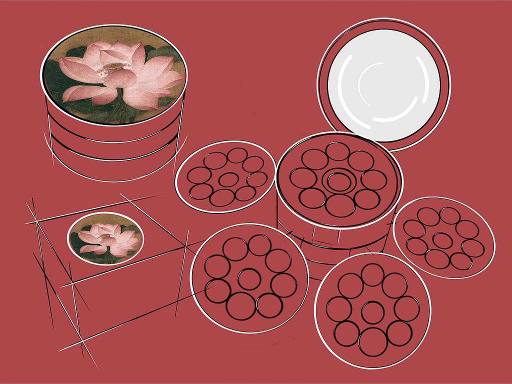 出水芙蓉（图ZMjAzMzEzNTI0） - 生活用品 - 站酷设计师能吉原创素材 - 站酷ZCOOL