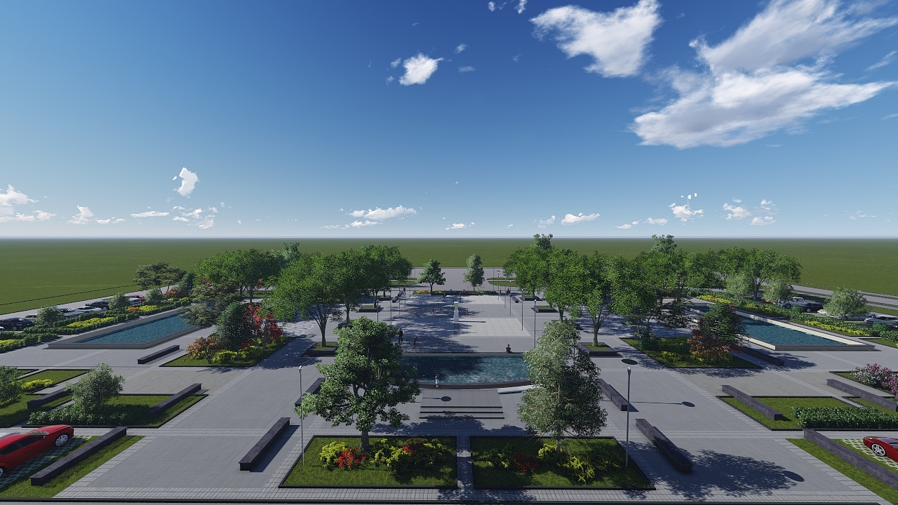 景观设计模型（图ZNDQ5MjUxNjg=） - 建筑/空间 - 站酷设计师yuzuguang原创素材 - 站酷ZCOOL