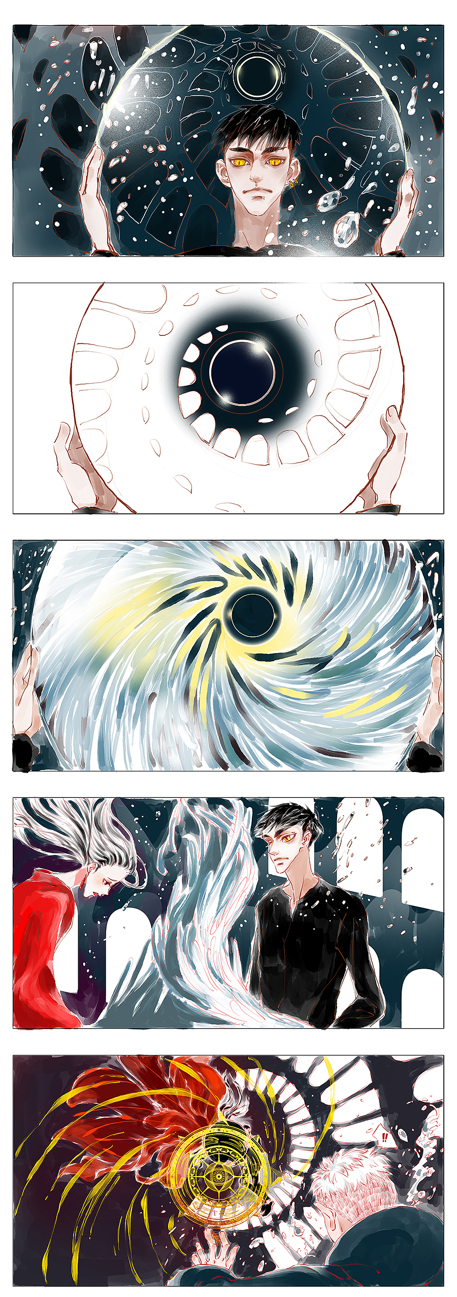 《天目火》-第二话 封印（图ZMTUxNDc0OTQw） - 中/长篇漫画 - 站酷设计师Zhent镇原创素材 - 站酷ZCOOL