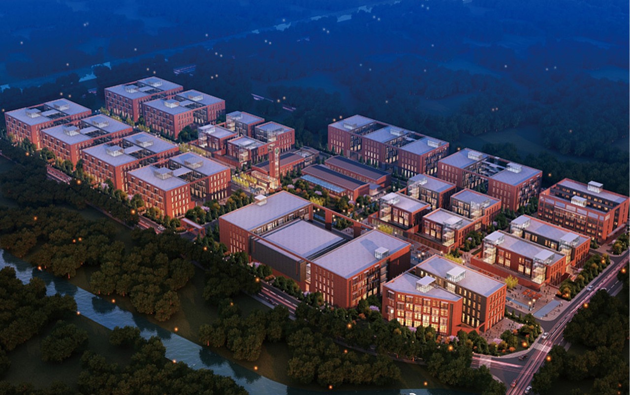 北京朝阳区金田影视传媒智慧产业园导视标识