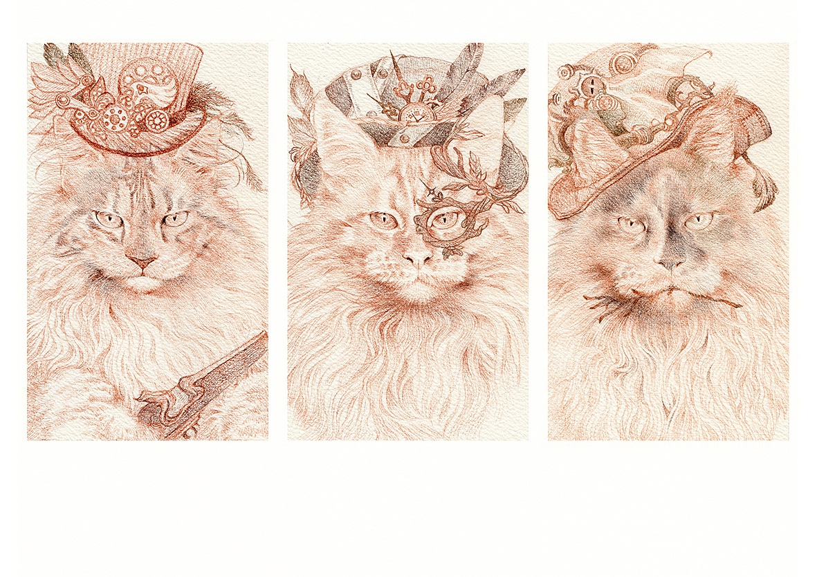 蒸汽朋克缅因喵