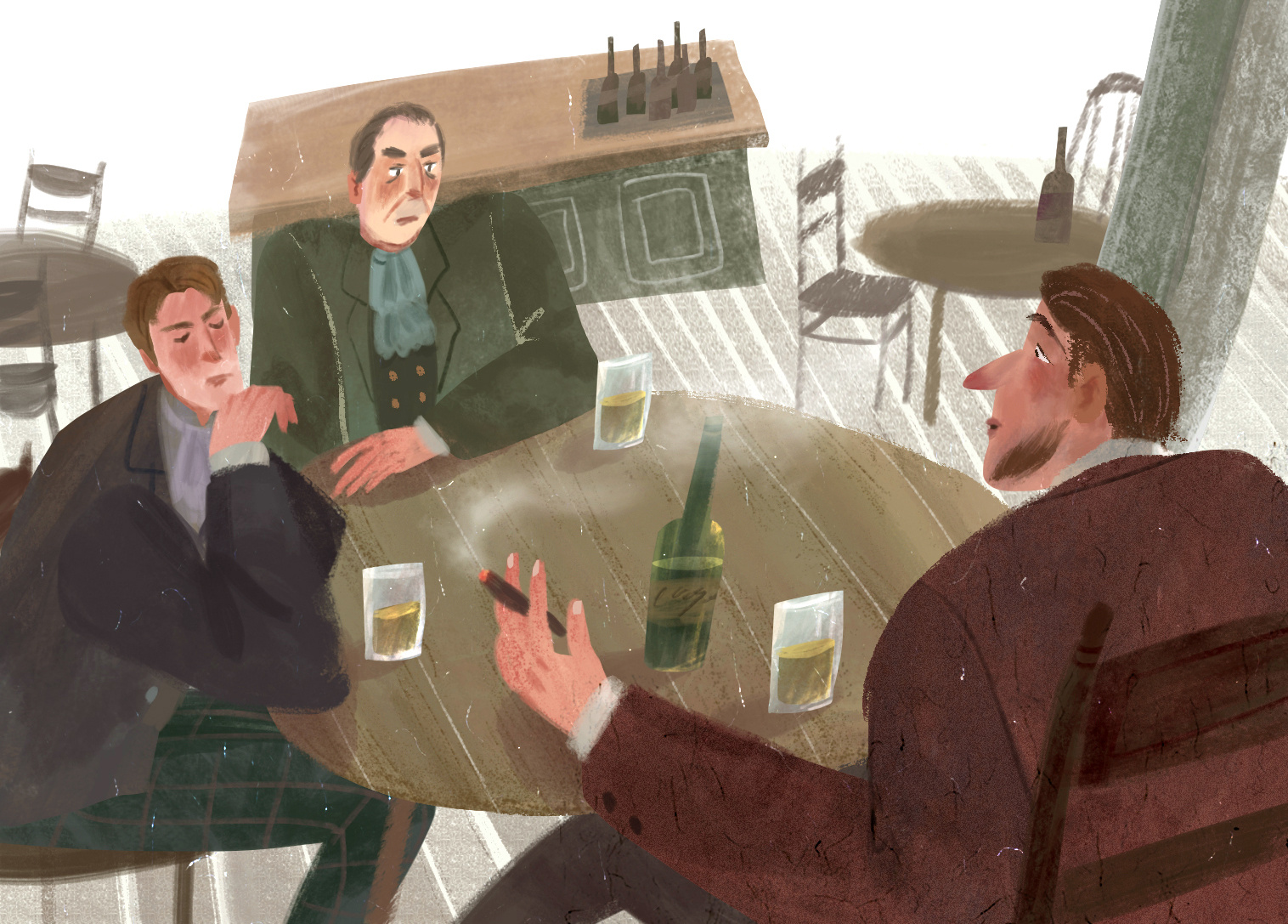 百词斩《双城记》配图_jx简晰-站酷zcool