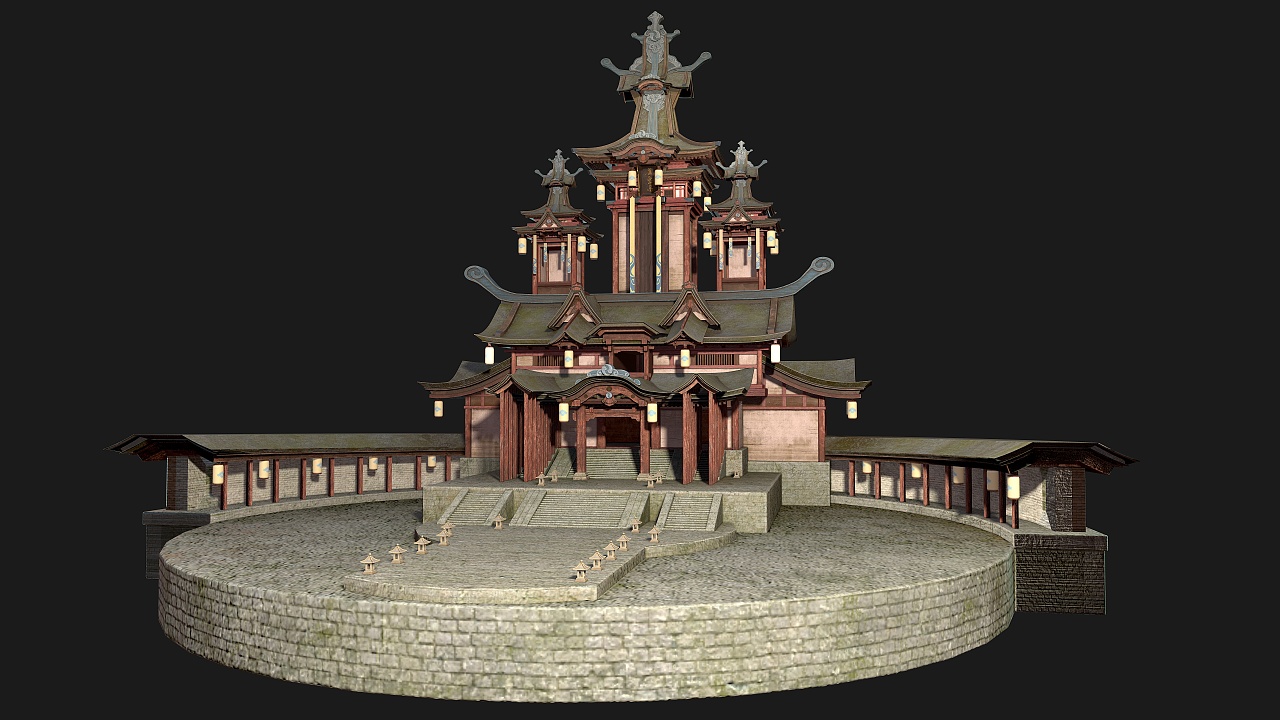 次世代场景建模《虚皇台》