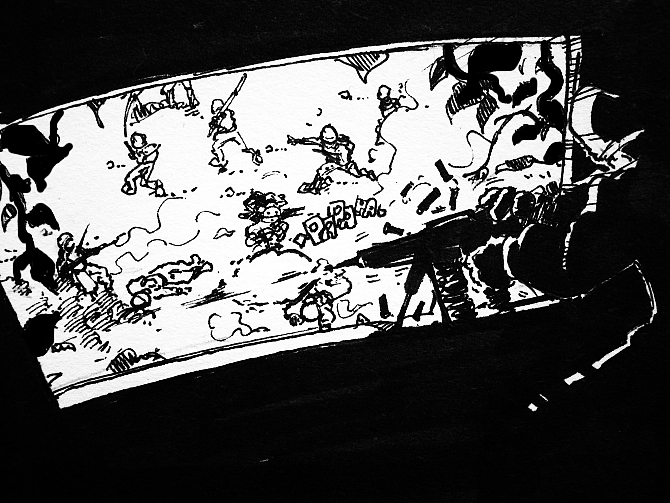 漫画《核战》（图ZMTE3MzI5MTY=） - 中/长篇漫画 - 站酷设计师Edwarde_Liu原创素材 - 站酷ZCOOL