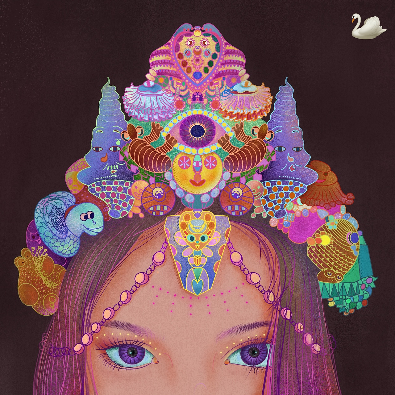 创意头饰|插画|创作习作|鹅儿鹅 - 原创作品 - 站酷 (zcool)