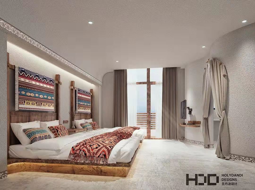 新疆民宿设计-那拉提冬窝子（图ZMjgzOTE3ODIw） - 商业空间设计 - 站酷设计师圣丹迪设计原创素材 - 站酷ZCOOL