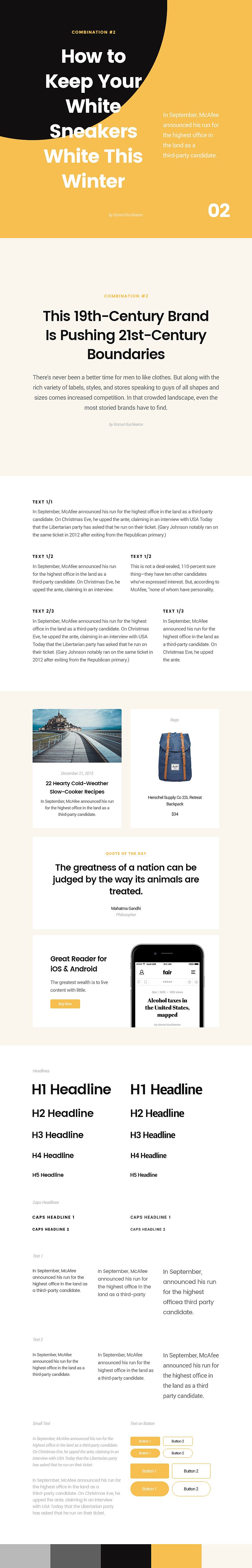 Font Combinations Kit   组合