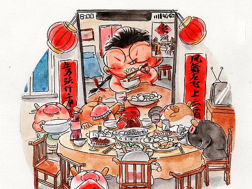 牛年双侠——画年俗