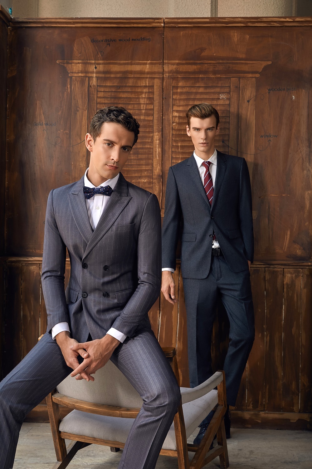 西装海报摄影商务男正装休闲宣传片万雾wanfog