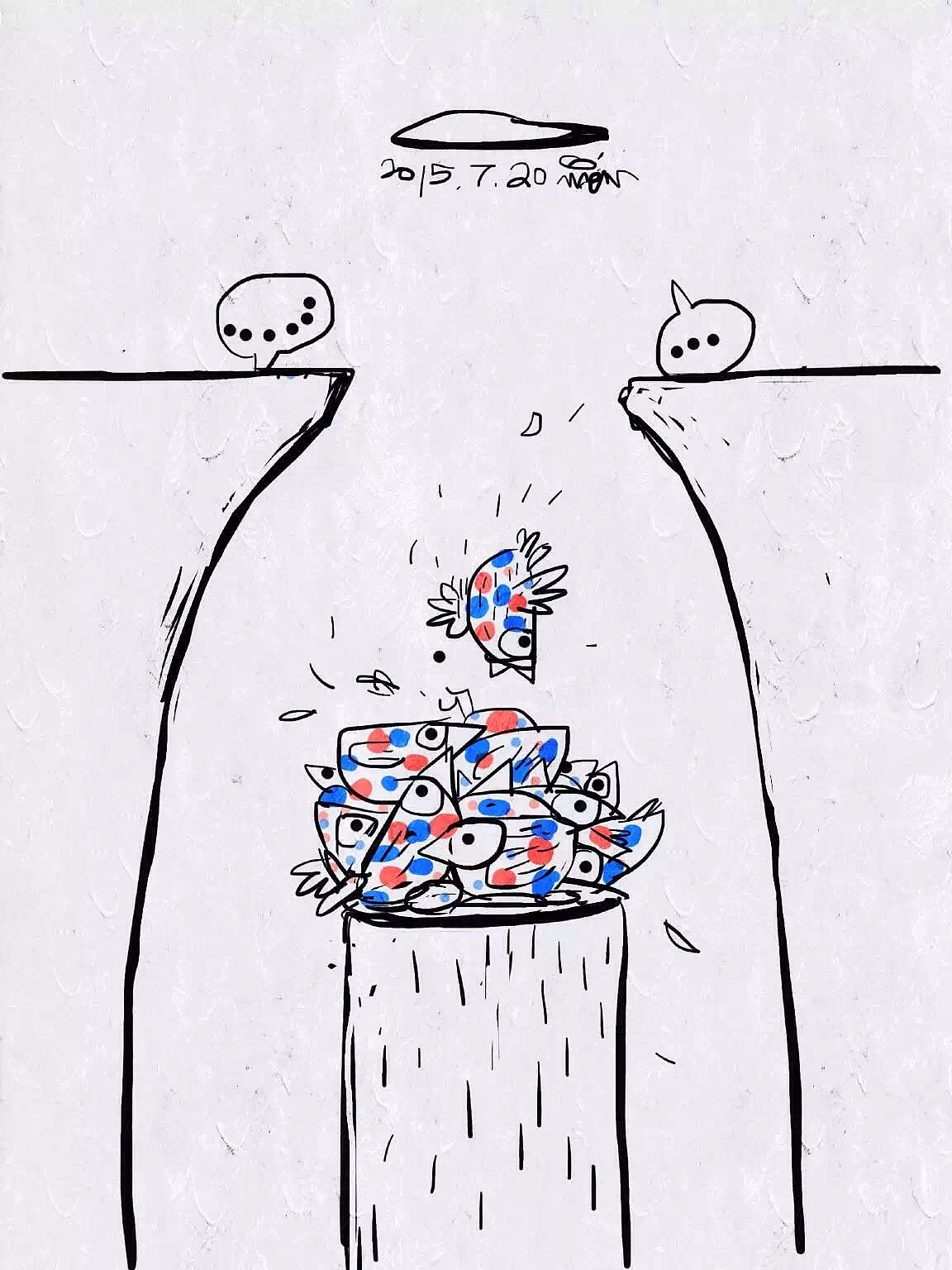 吉祥物语的插画日记（二十 八）2015年7月天天插画集（图ZMzE4MTk0MDA=） - IP形象 - 站酷设计师吉祥物语原创素材 - 站酷ZCOOL
