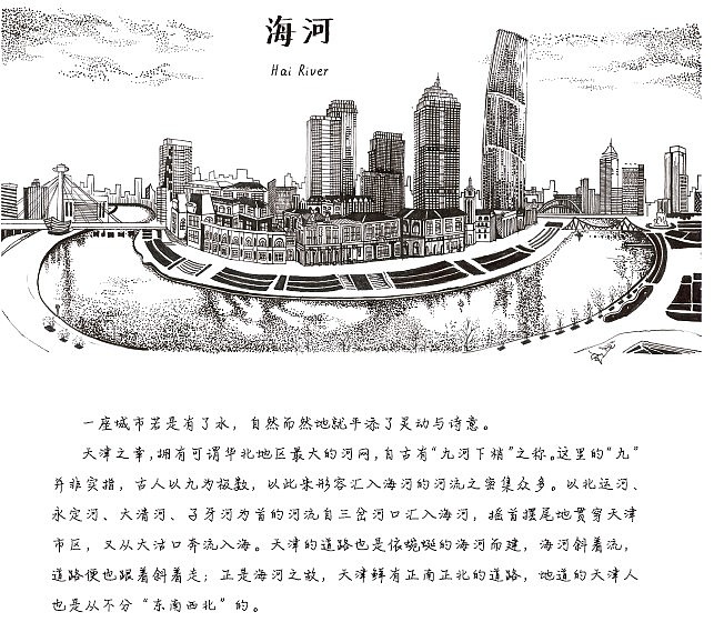 《一本天津》手绘旅行手账项目丨苏橙文创（图ZMTI0NDMxODUy） - 商业插画 - 站酷设计师苏橙文创原创素材 - 站酷ZCOOL