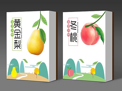桃梨礼盒 水果礼盒 特产包装 农副产品包装 礼盒包装