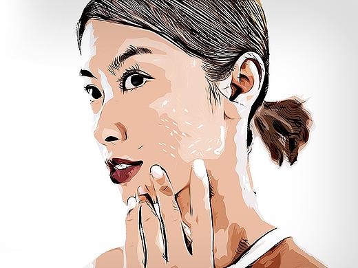 化妆品创意宣传海报