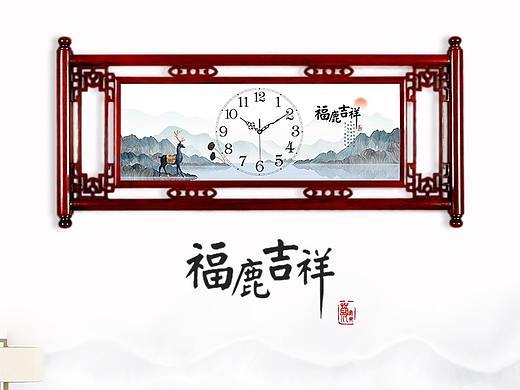 2019年福鹿吉祥挂钟场景图（个人主页-ZNTM2Mzk1OTI=） - 电商 - 站酷设计师彩虹GirlGoUp原创素材 - 站酷ZCOOL