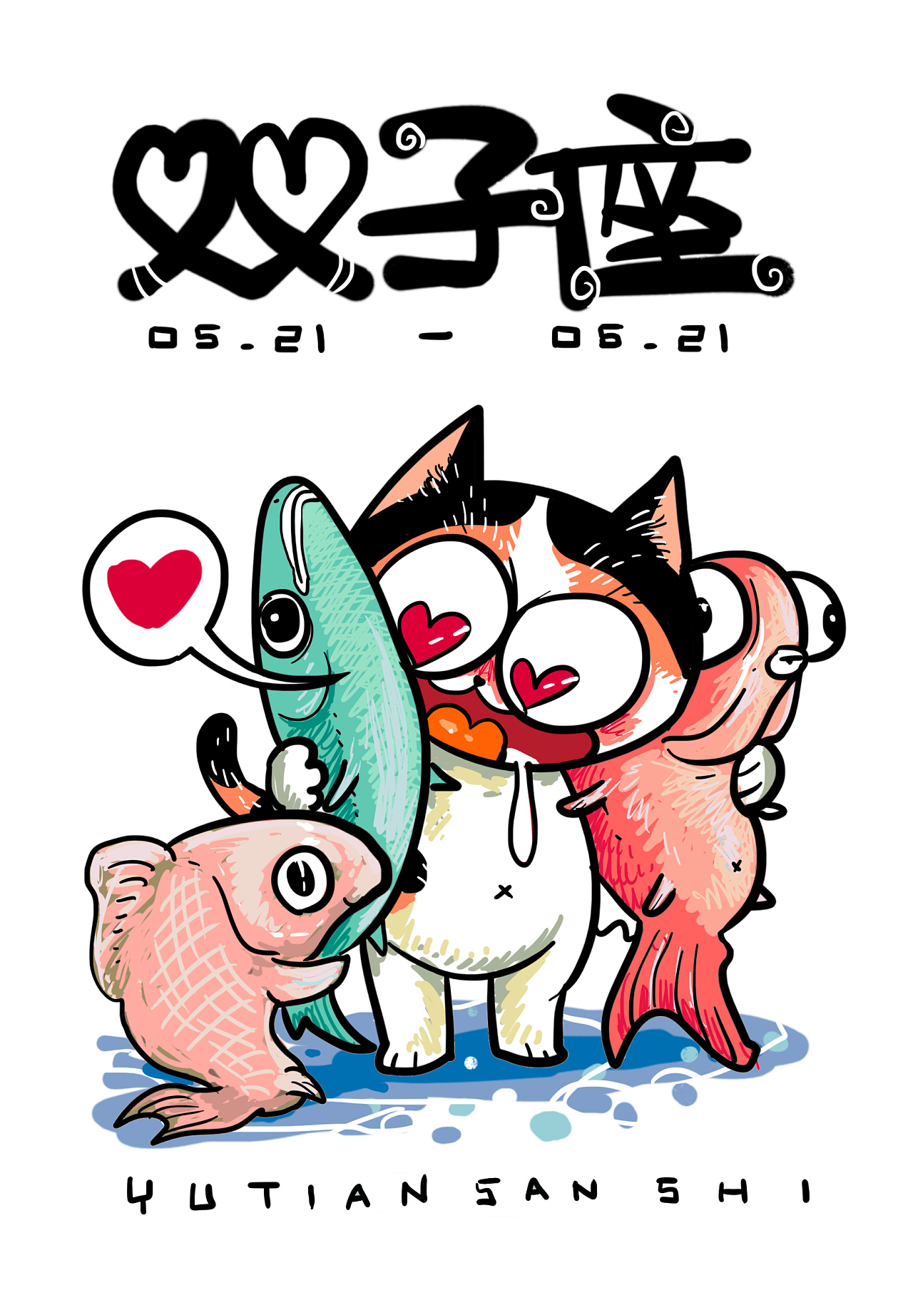 【加菲猫的十二星座图】