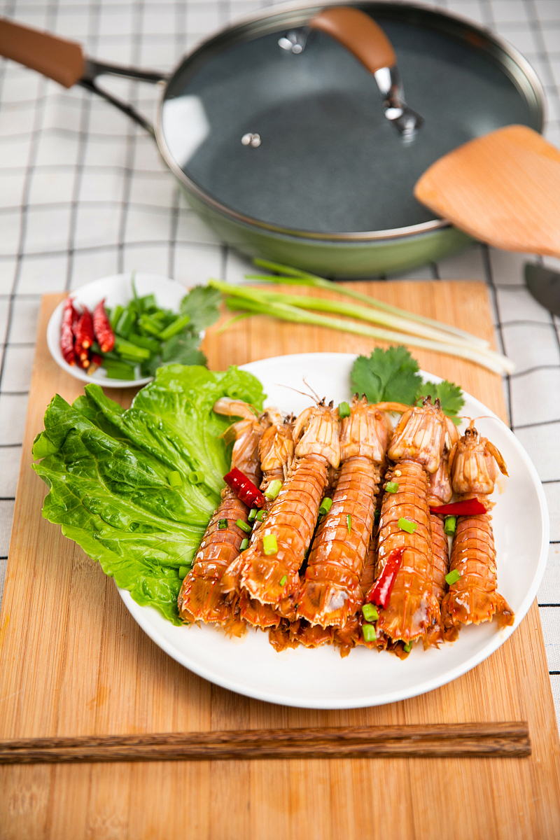 皮皮虾静物拍摄