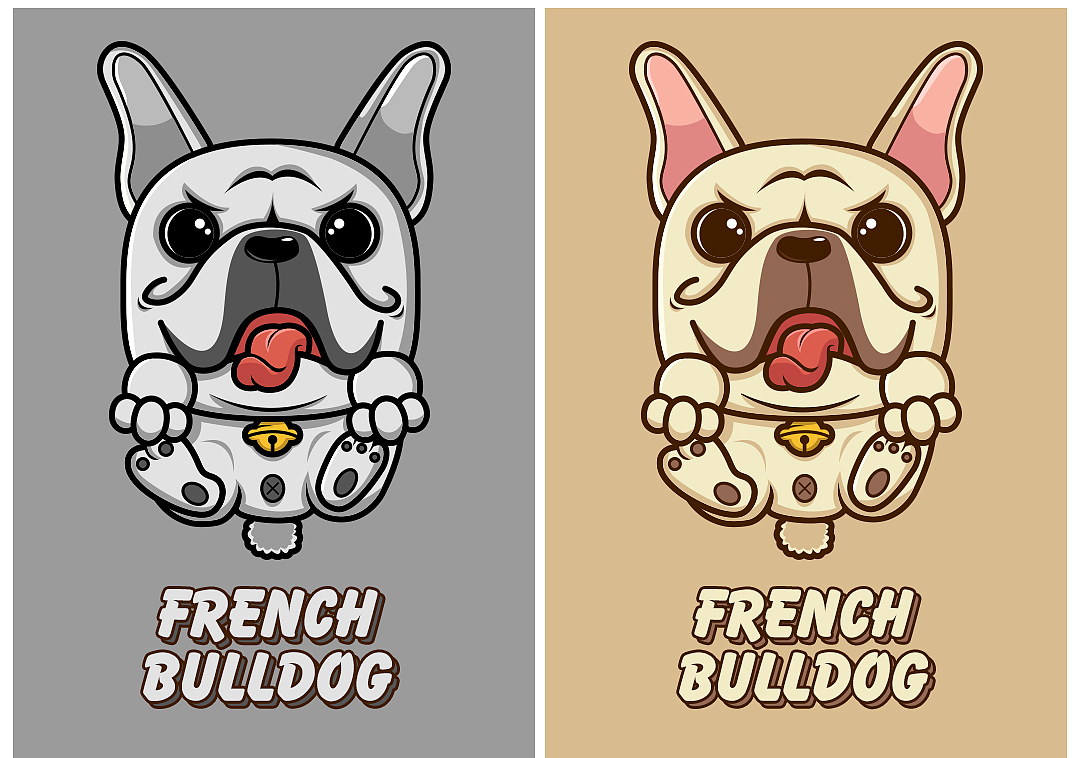 法斗插画习作（图ZMTQ2NjIyNzY4） - 创作习作 - 站酷设计师tcyt1992原创素材 - 站酷ZCOOL