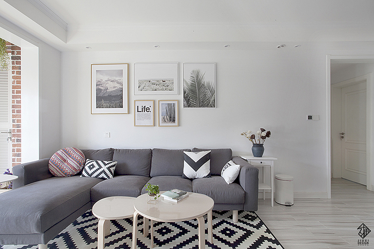 【久栖设计】郑州民安北郡丨北欧风格设计丨春夏正当时（图ZMTAyMDExMzUy） - 家装设计 - 站酷设计师久栖设计原创素材 - 站酷ZCOOL