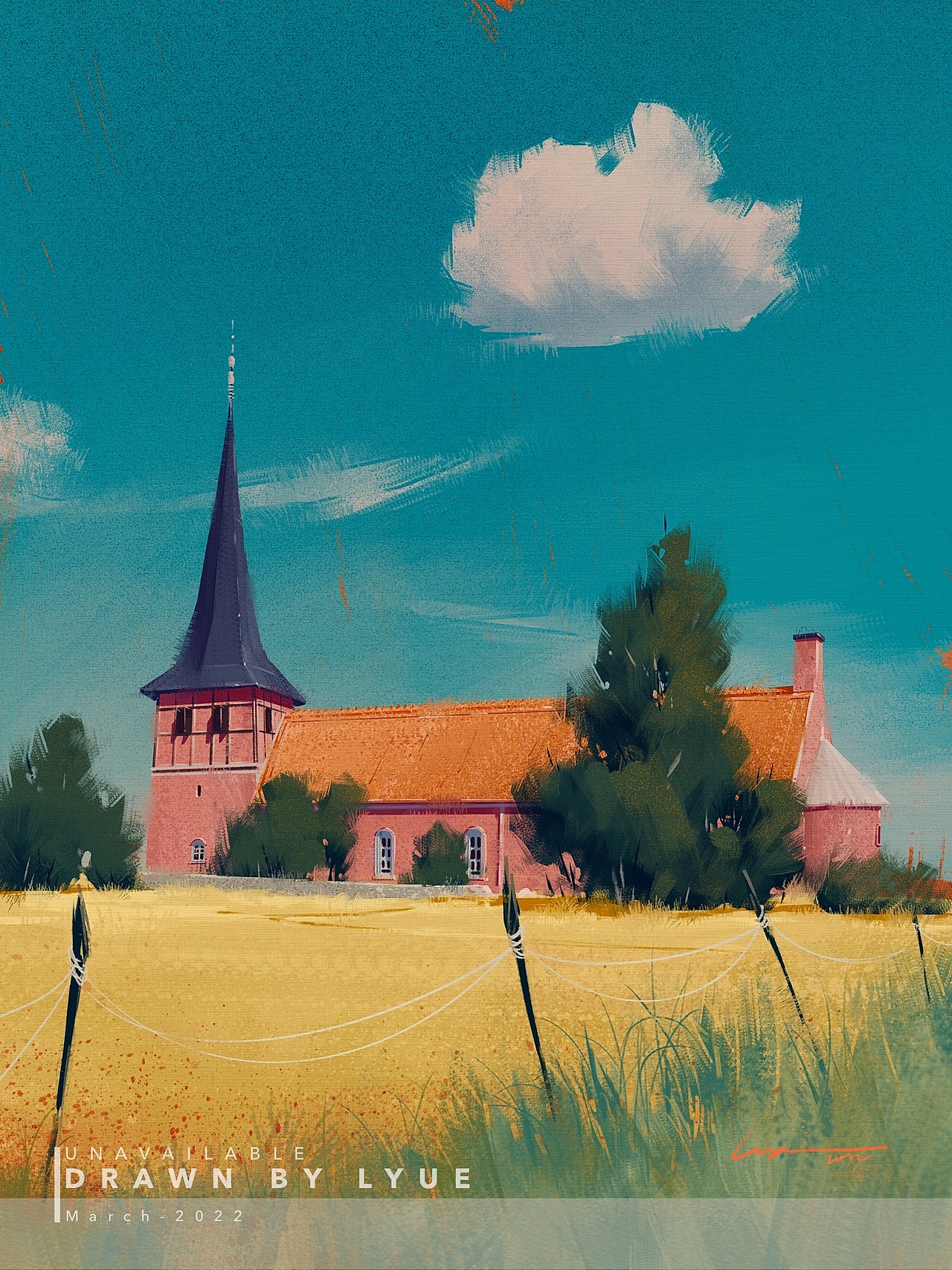 iPad风景插画合集(2022.03~②)