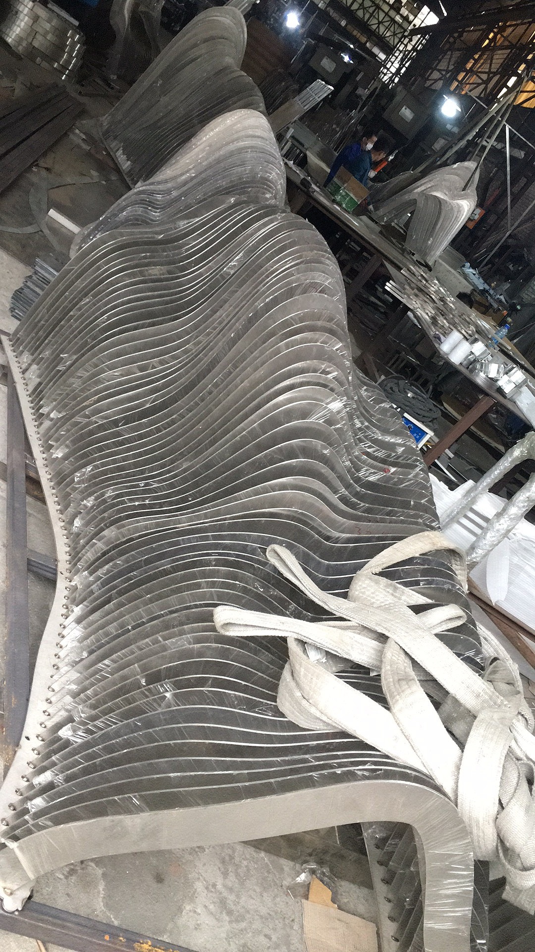 景观园林不锈钢假山雕塑