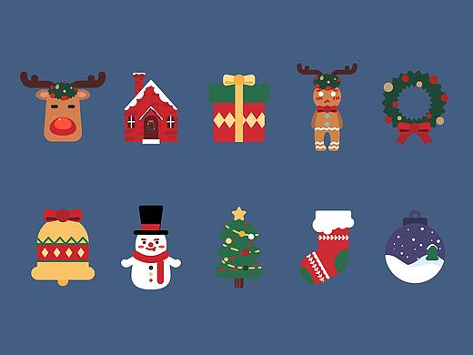 【UI设计】圣诞图标