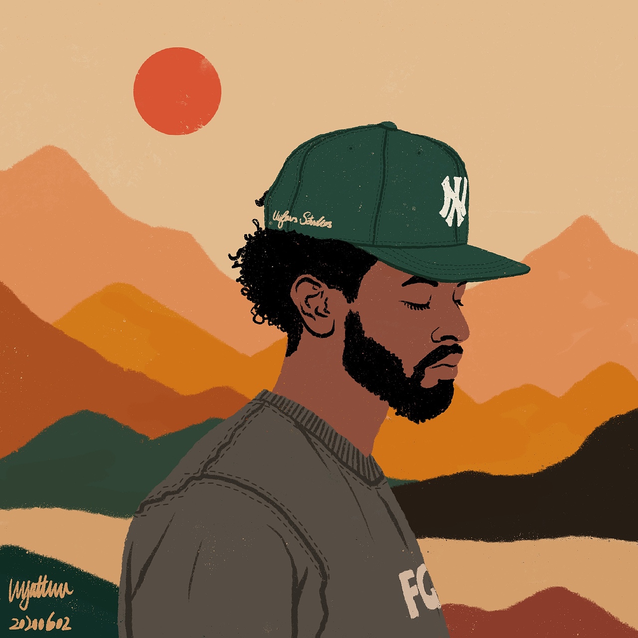 2020年6月插画习作（图ZMjE0NDc3NzE2） - 创作习作 - 站酷设计师武勇勇原创素材 - 站酷ZCOOL