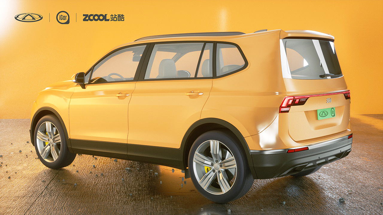 iCar-S56 奇瑞-首款纯电硬派S56新车外观设计