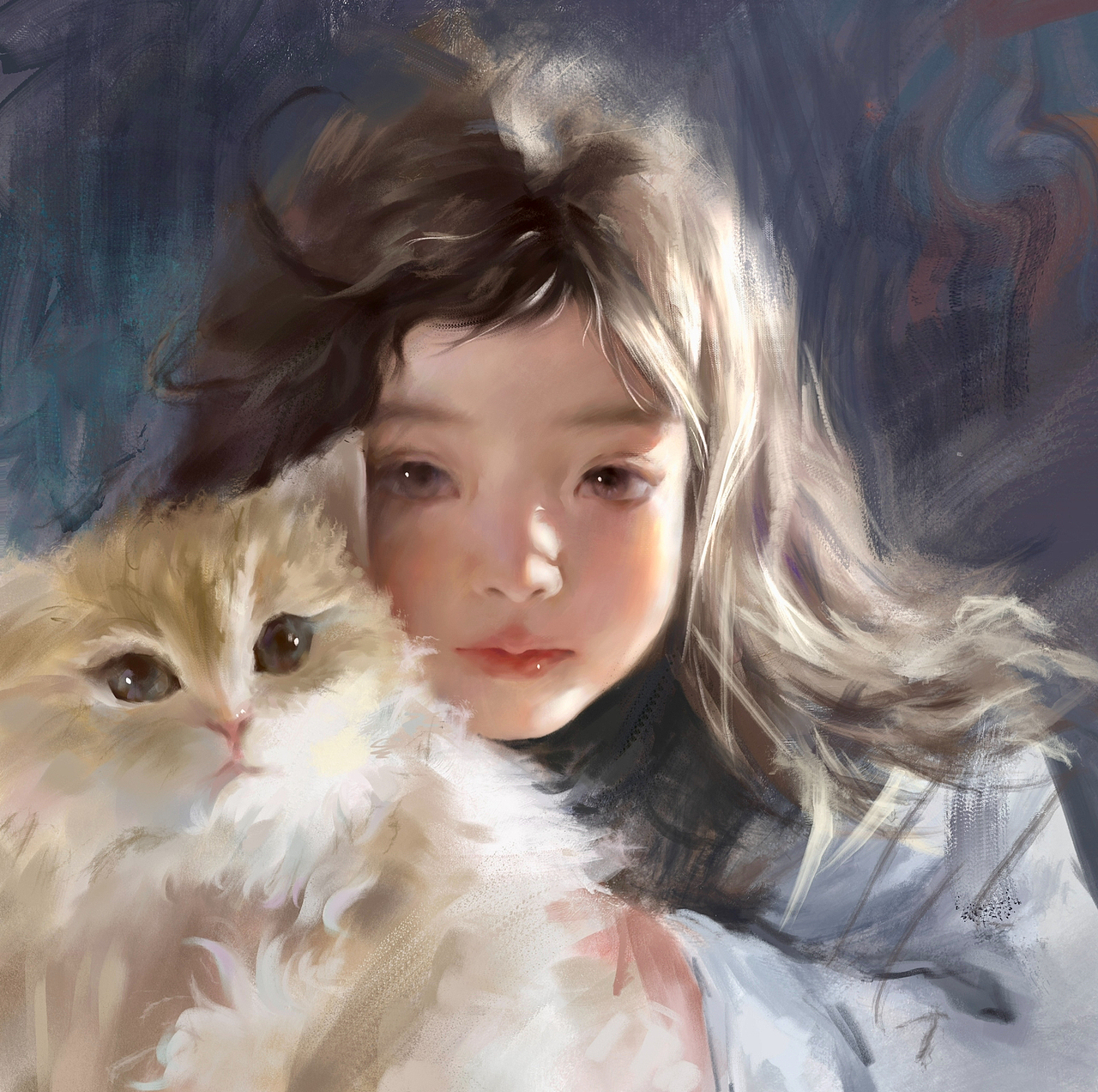 有小猫咪的头像一枚（图ZMzc4OTE2NTI0） - 绘画 - 站酷设计师钧溪原创素材 - 站酷ZCOOL