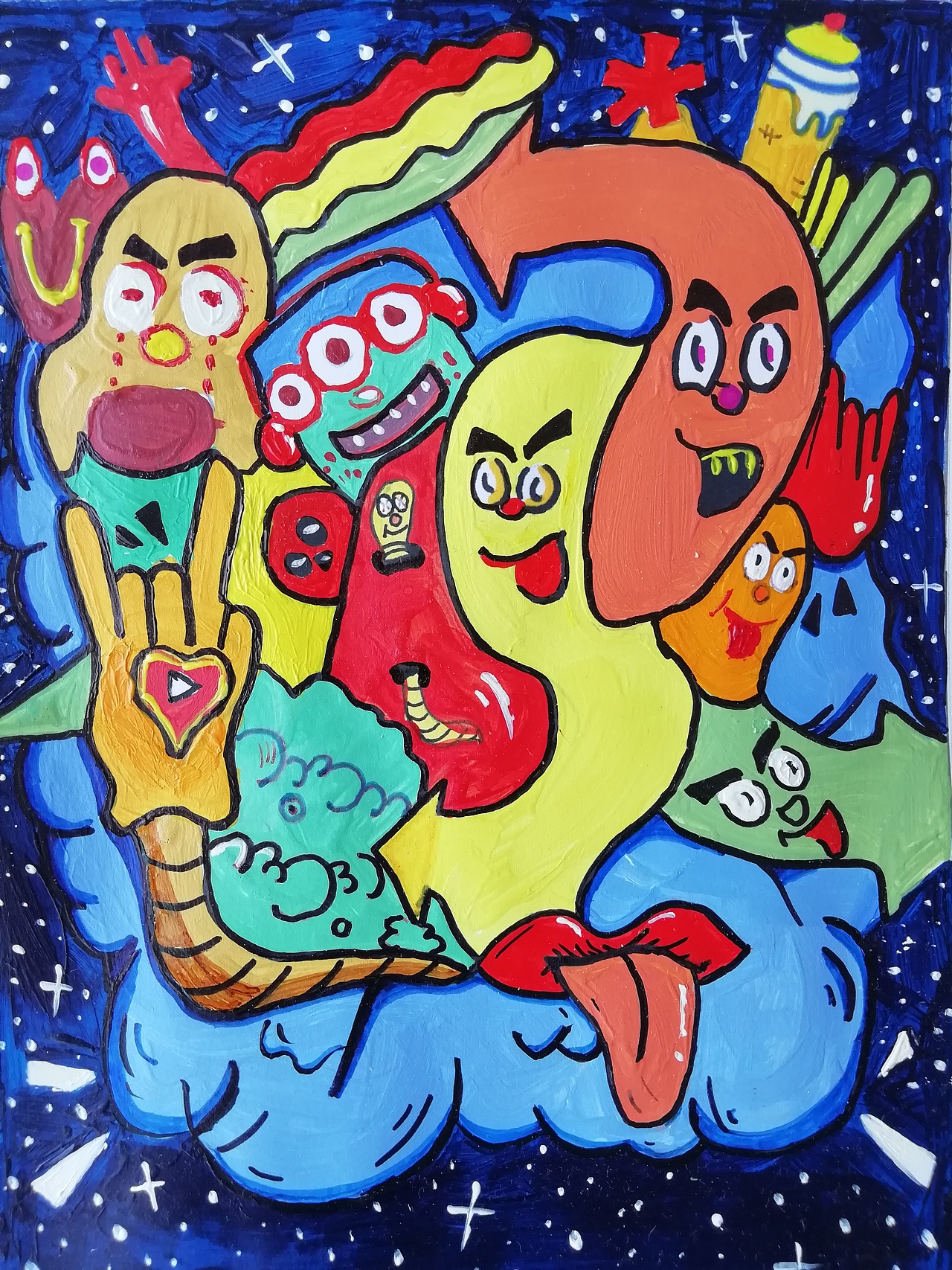 丙烯马克笔（图ZMjA4NDMyMTA0） - 新锐潮流插画 - 站酷设计师Z75586789原创素材 - 站酷ZCOOL