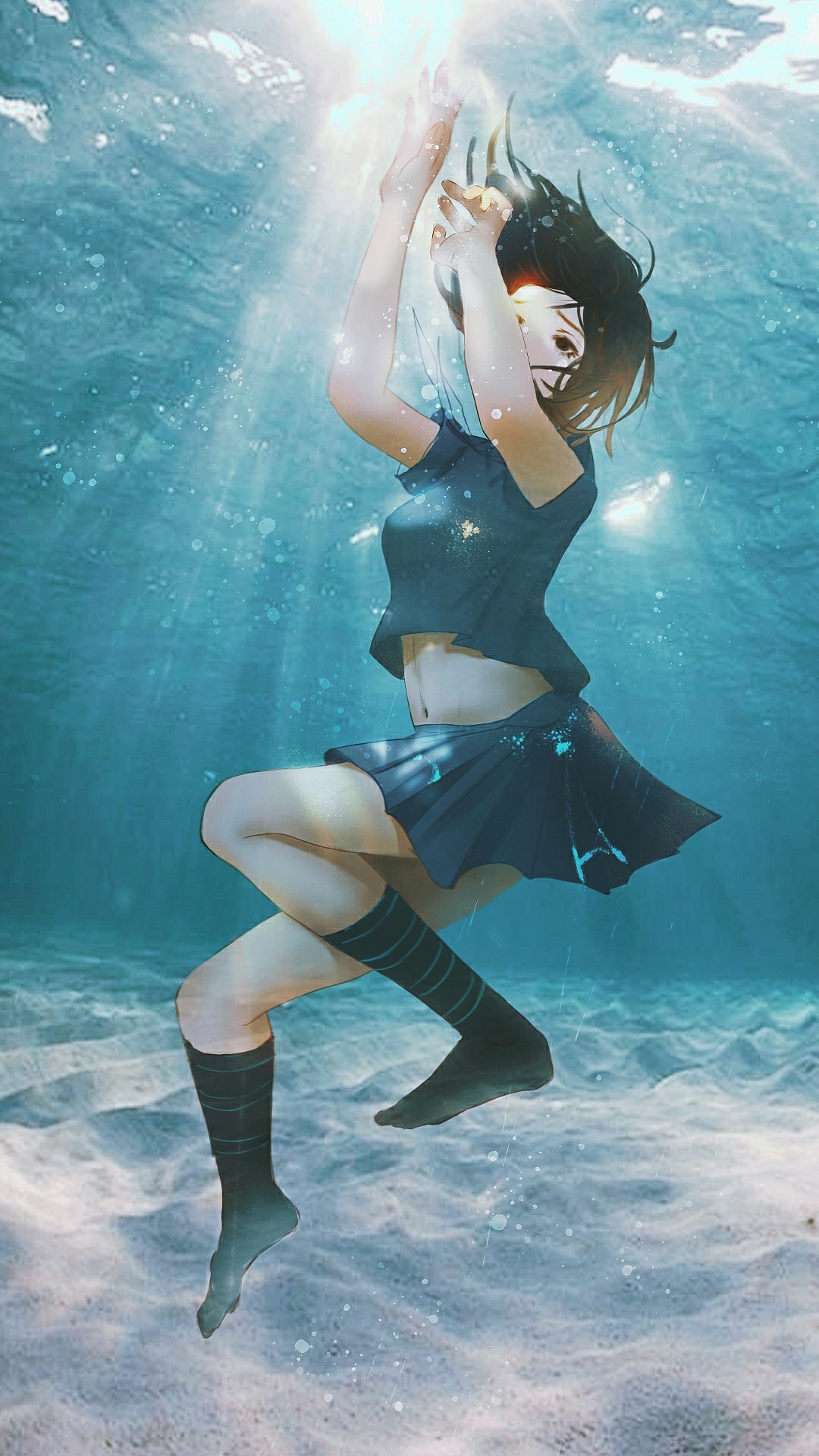 一个水下的设想图