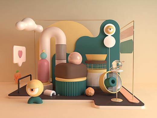 空间 c4d 练习