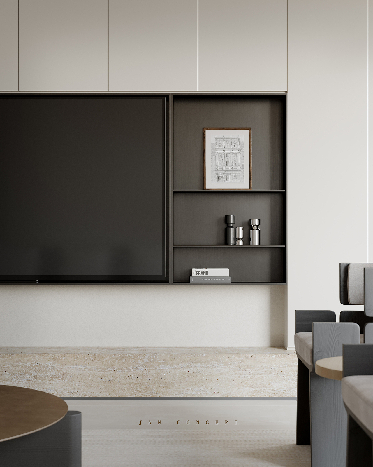 风之韵-CR渲染·客厅（图ZMjg0NTA1OTcy） - 家装设计 - 站酷设计师小凡__形影视觉原创素材 - 站酷ZCOOL