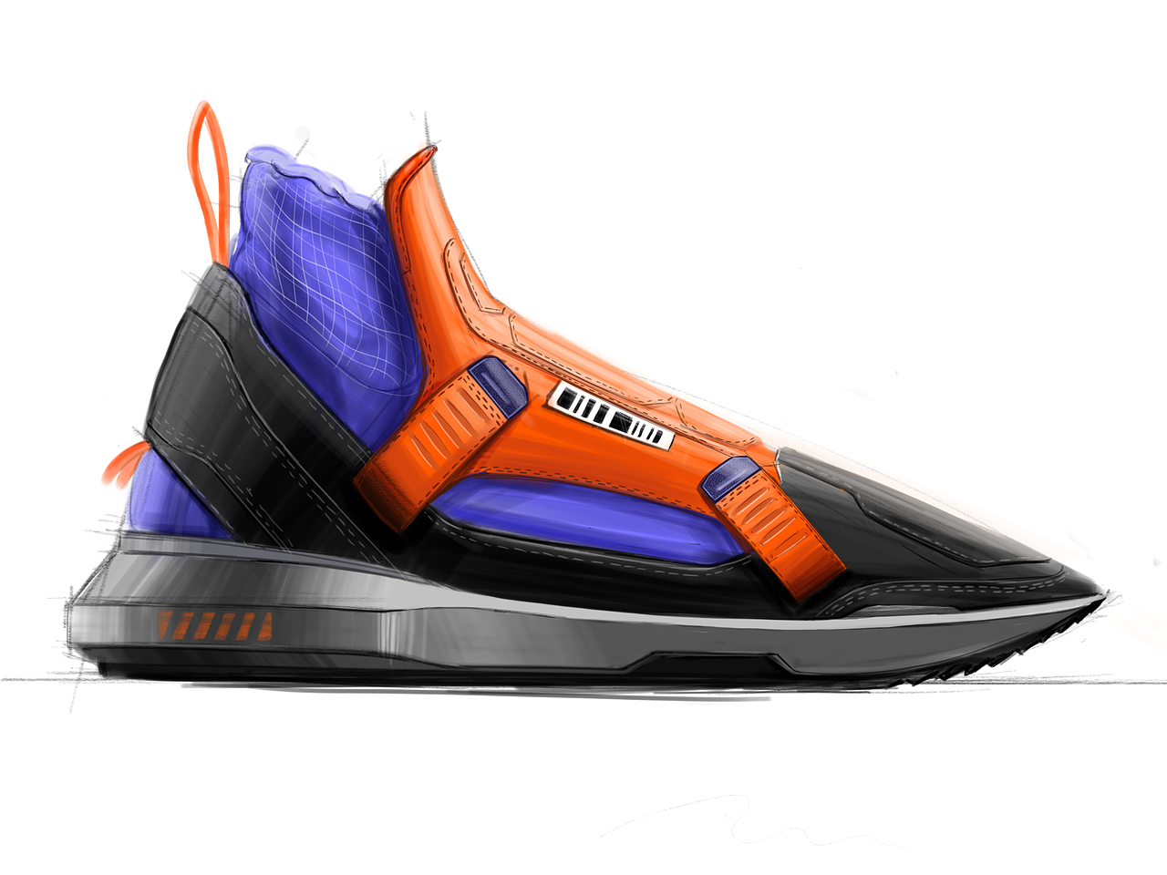 新版iPad Pro最新上手, SketchBook手绘鞋子步鄹分享