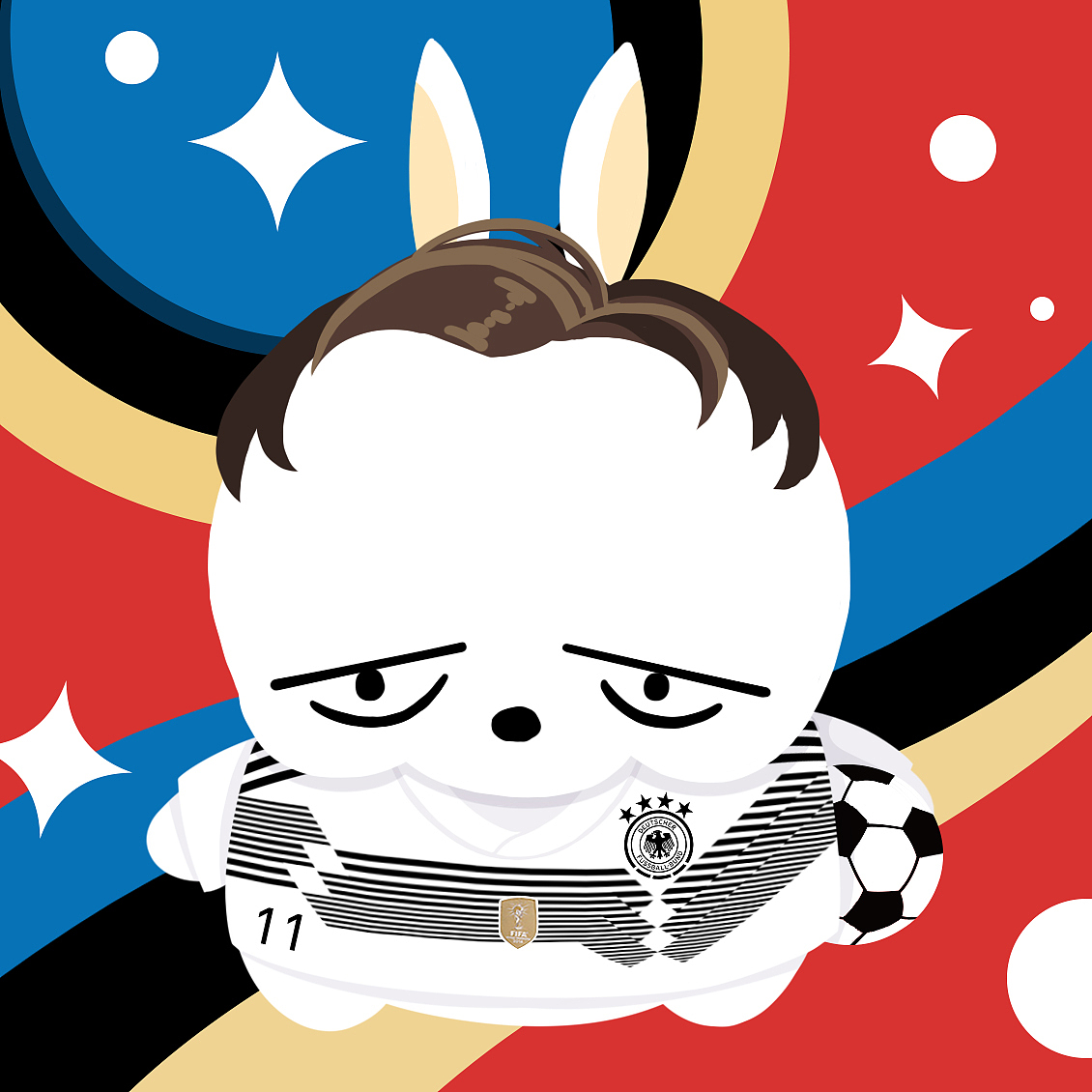 世界杯头像|流氓兔x世界杯明星 快来pick你的专属头像