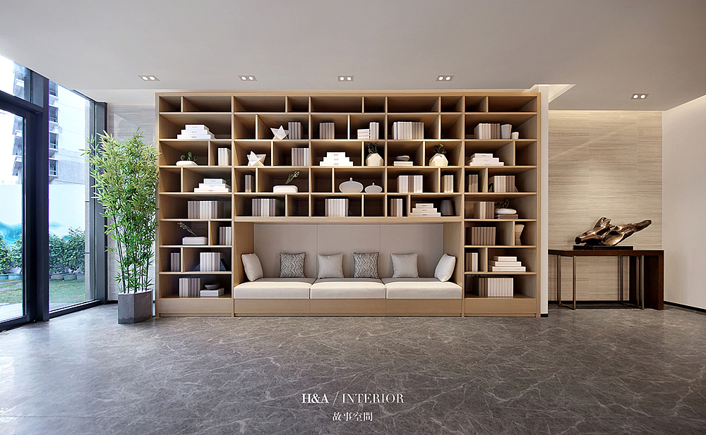 侨信售楼处公共区空间设计