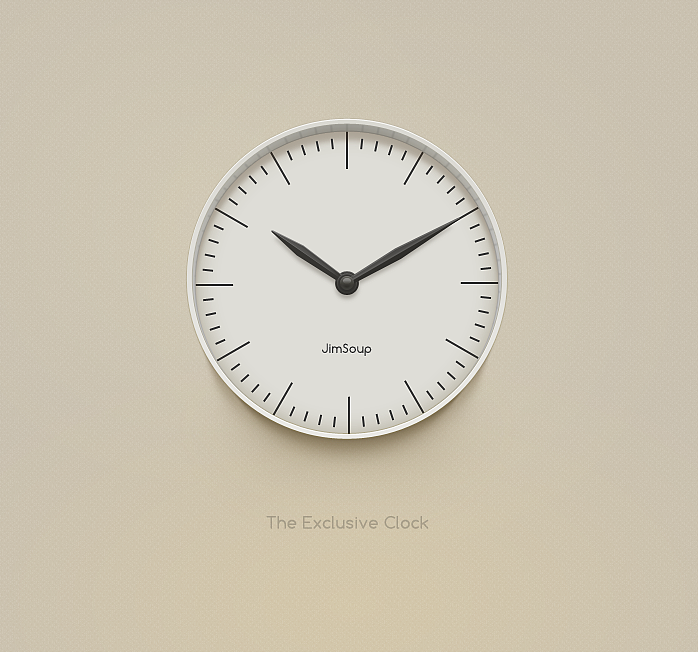 The Exclusive Clock（图ZMTAzMTg4NzY=） - 图标 - 站酷设计师JimSoup原创素材 - 站酷ZCOOL