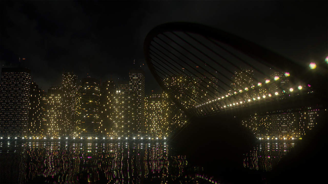 《万家灯火》-C4D城市夜景渲染练习（图ZMjMyOTQ4MTQ0） - 场景 - 站酷设计师孤洁大大原创素材 - 站酷ZCOOL