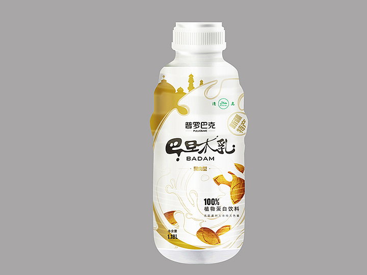 巴旦木乳饮料包装设计