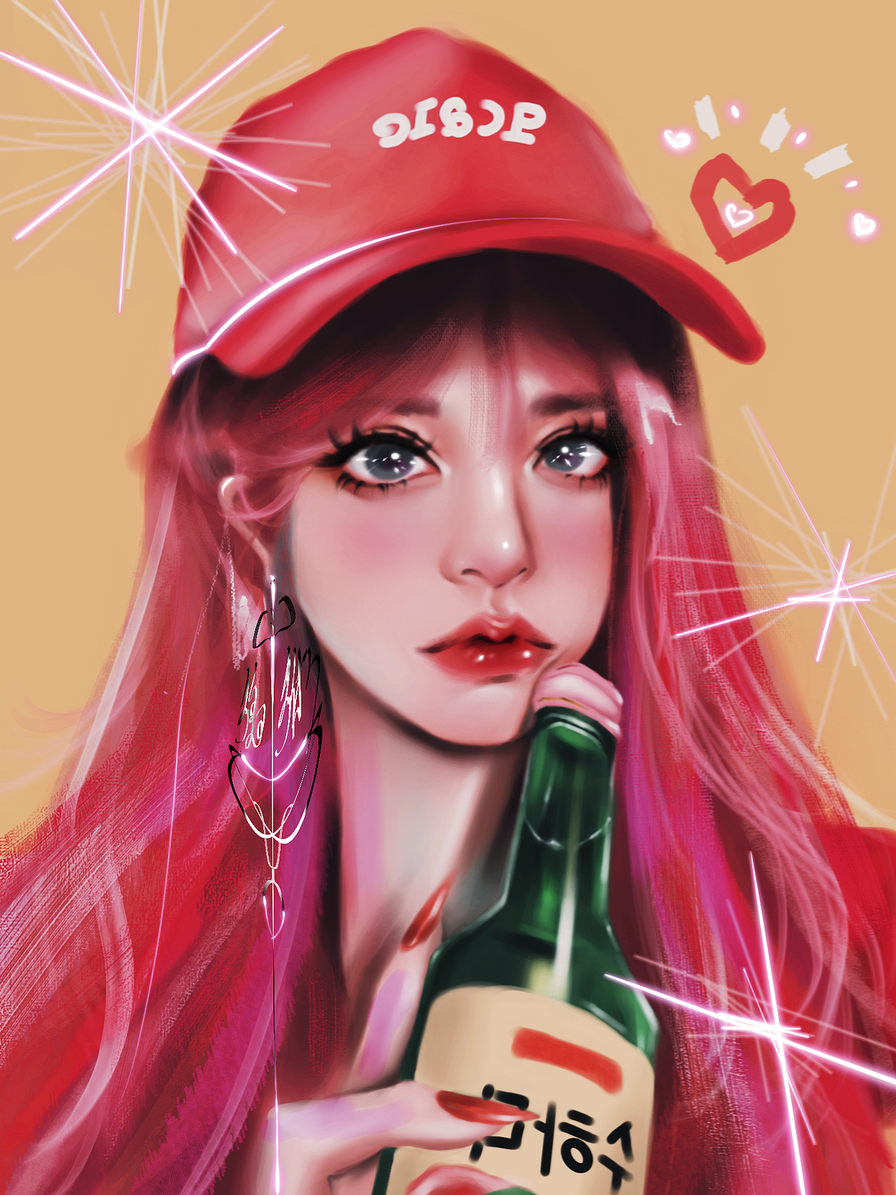 厚涂人像插画（图ZMjU0ODE2MTIw） - 概念设定 - 站酷设计师貔貅吃不饱原创素材 - 站酷ZCOOL