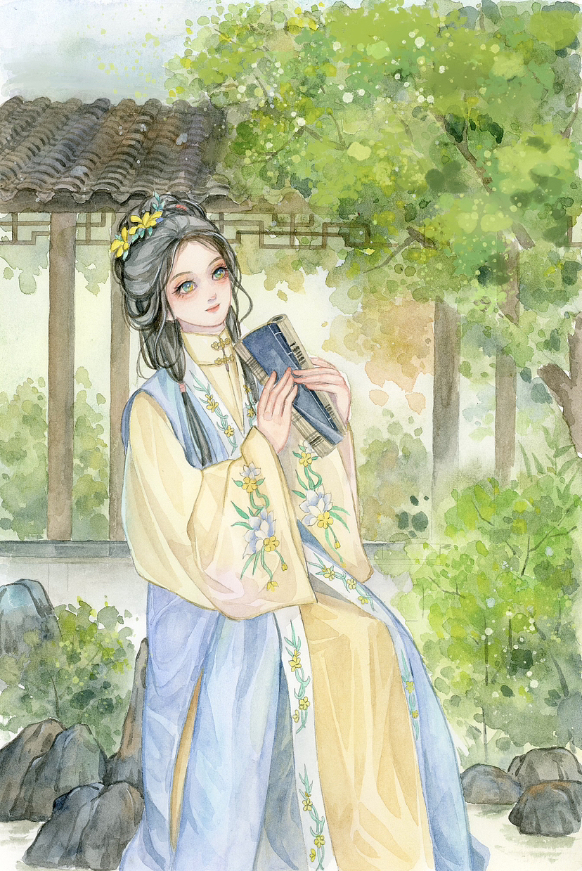 水彩|近期古风绘画作品