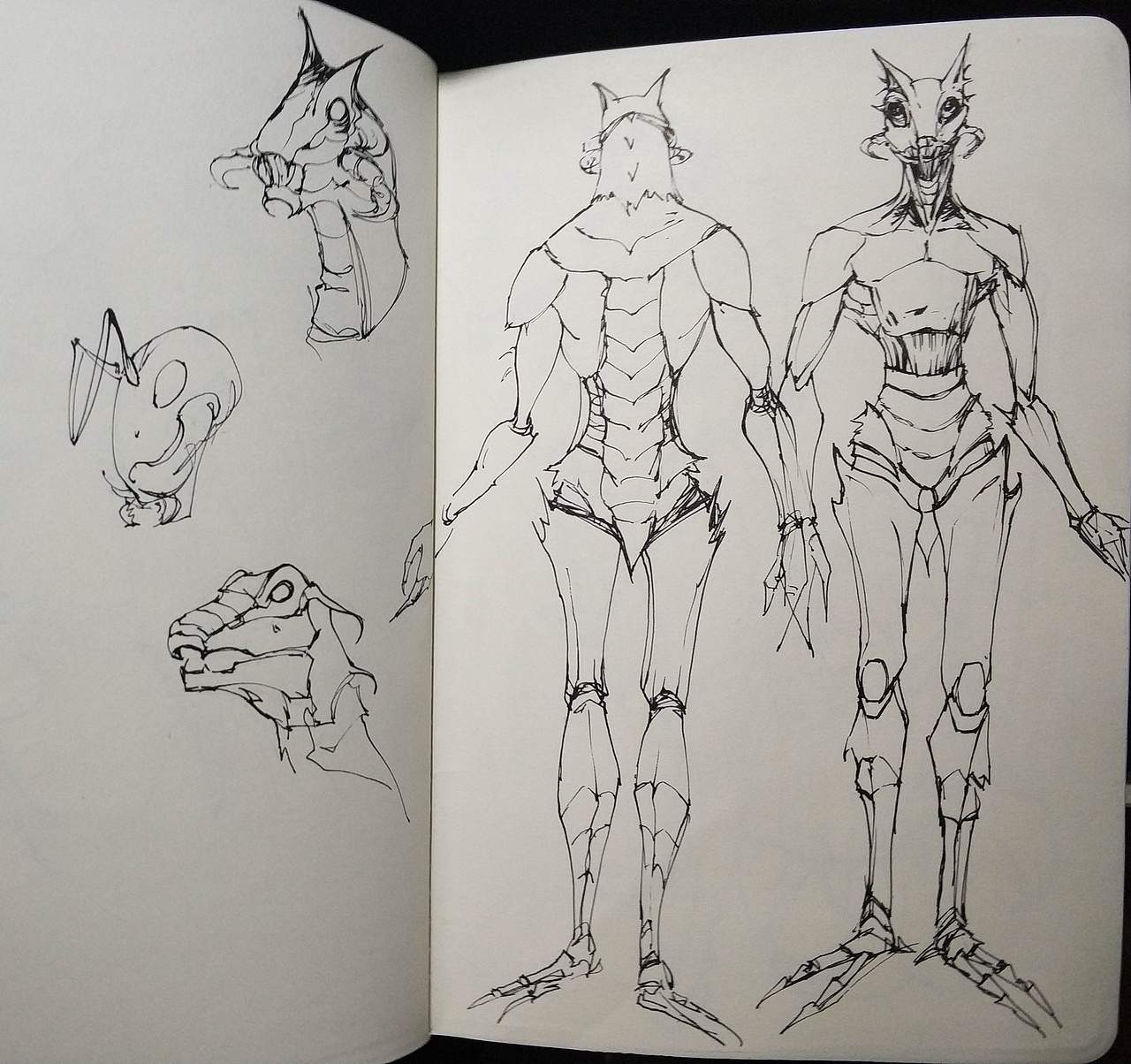 2017最后的一些速写