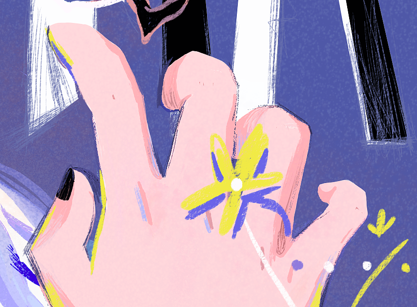 在十字路口的中心你会往哪里去（图ZMjI5MDU0ODM2） - 商业插画 - 站酷设计师表情对策原创素材 - 站酷ZCOOL