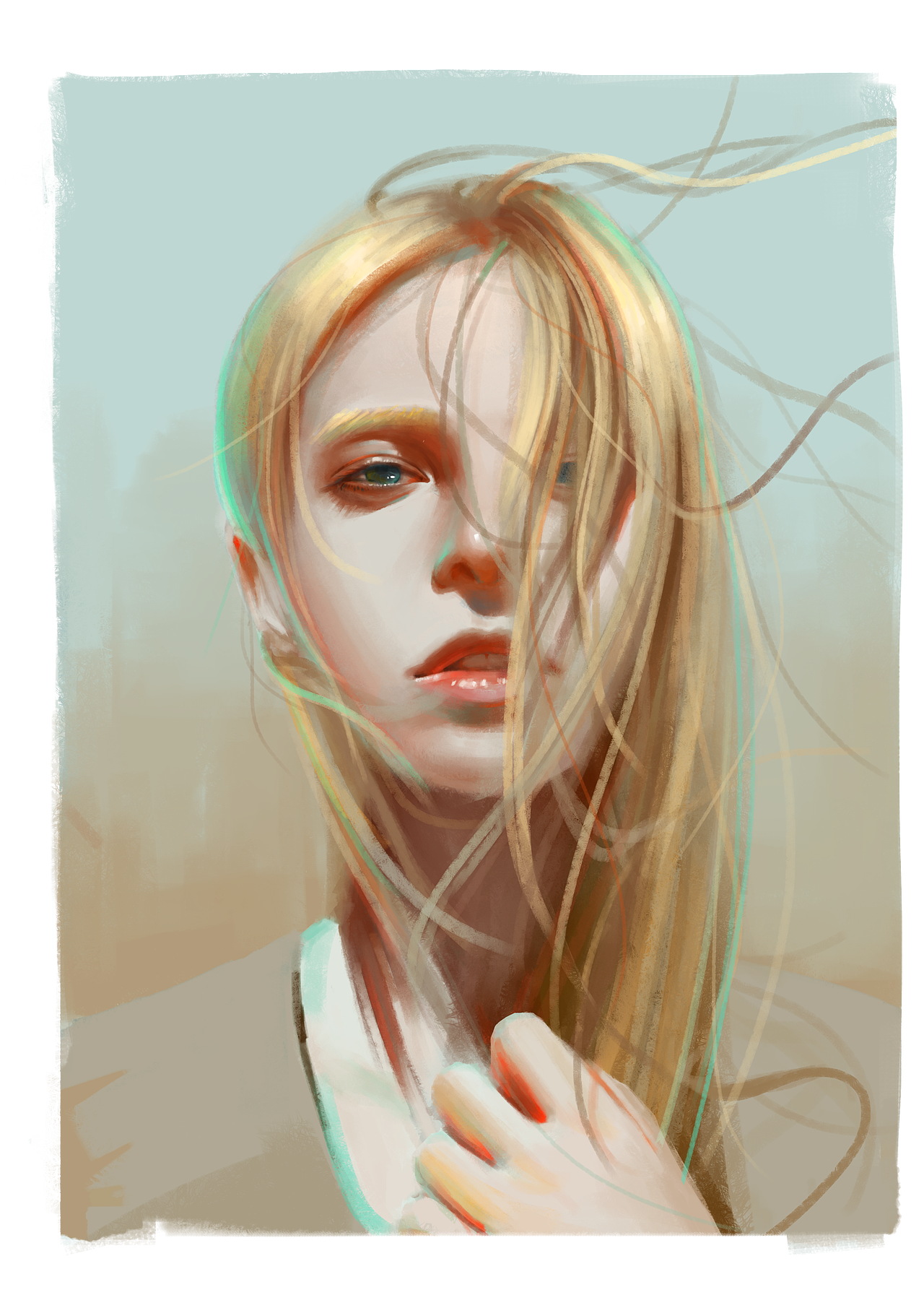 彩色人像（图ZNjg2NTYzOTI=） - 创作习作 - 站酷设计师毛豆Starry原创素材 - 站酷ZCOOL