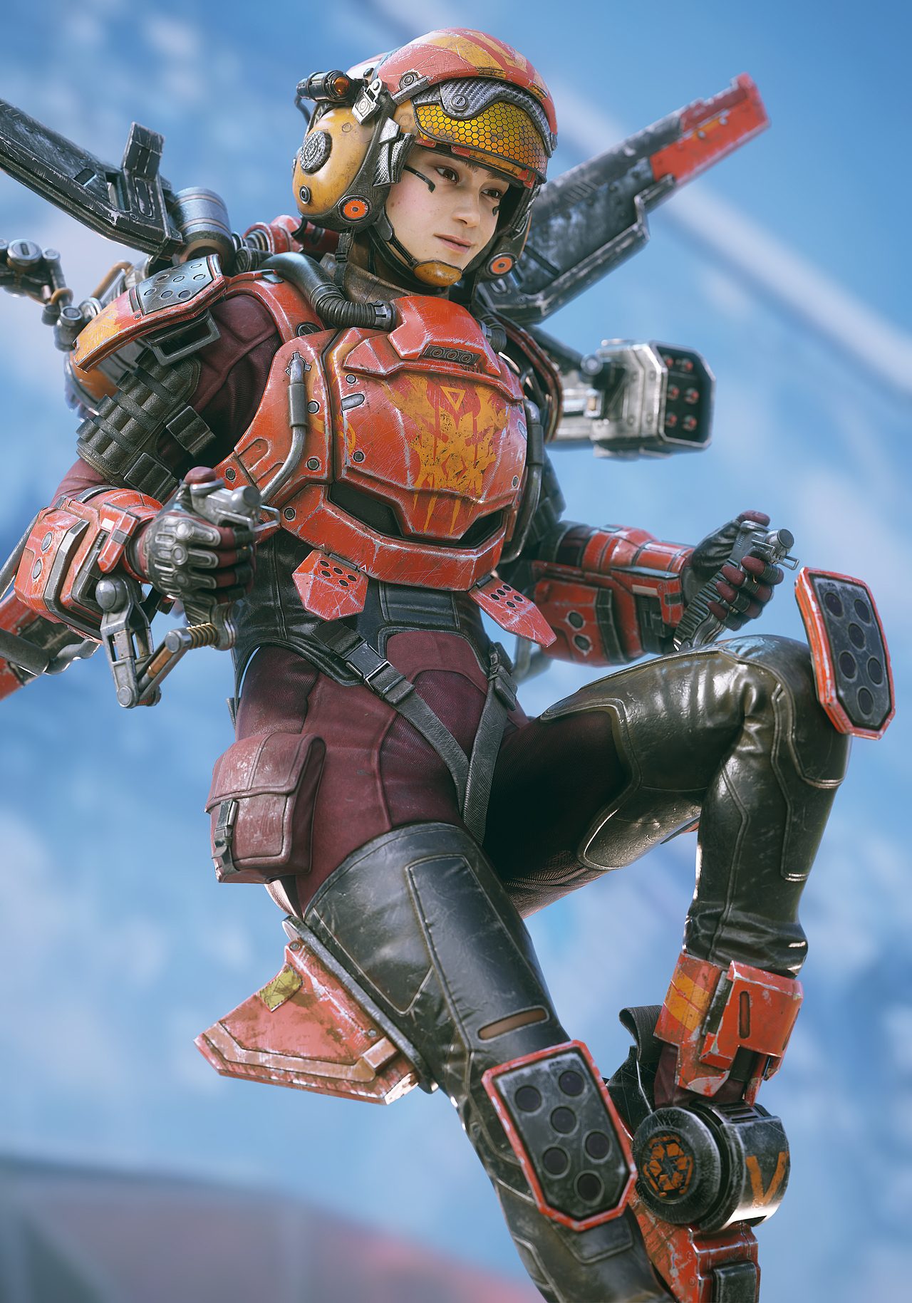 【apex英雄】赤核学员次世代建模,超精细还原瓦尔基里