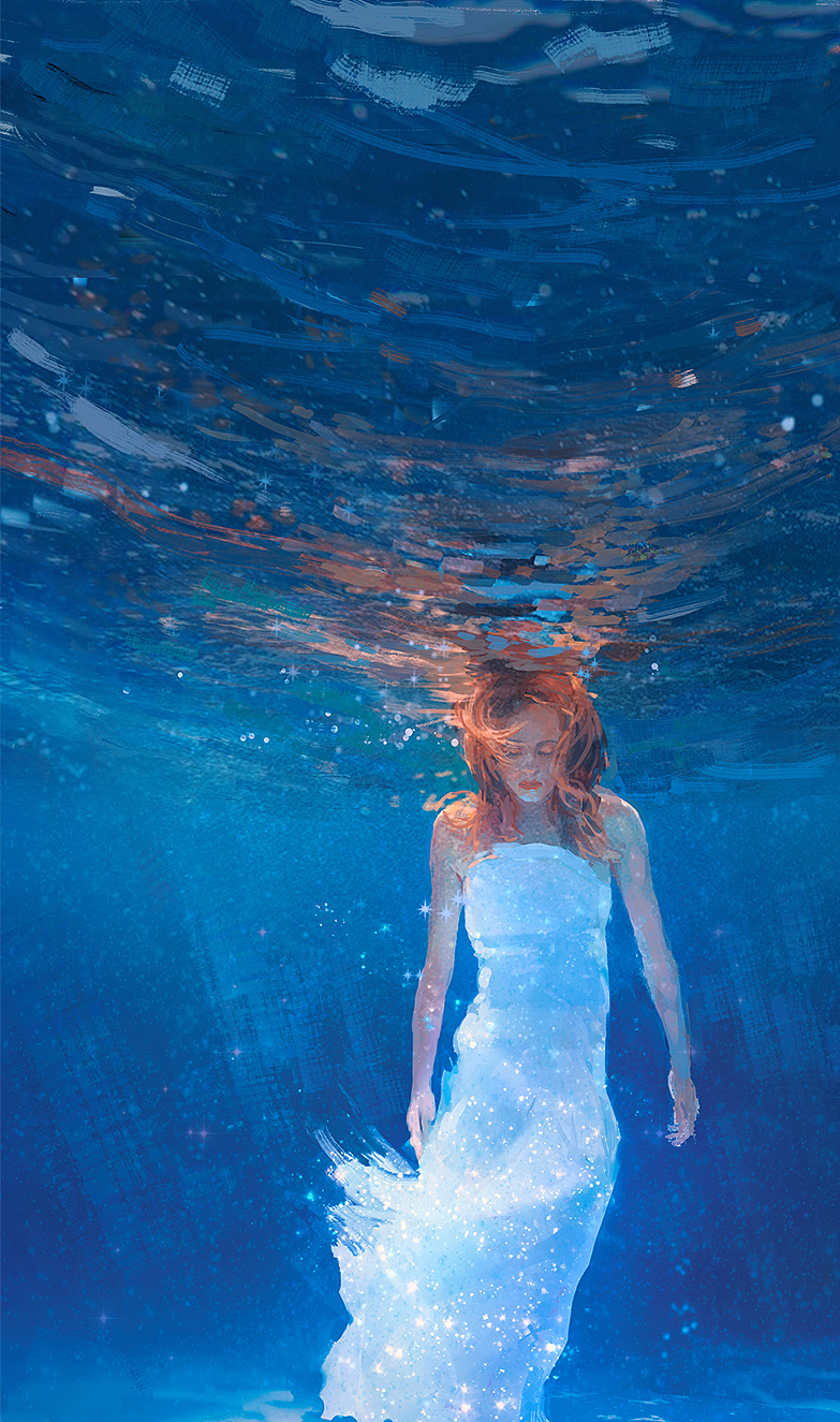 沉默在海里|插画|商业插画|飞鸟的绘画世界_原创作品-站酷zcool