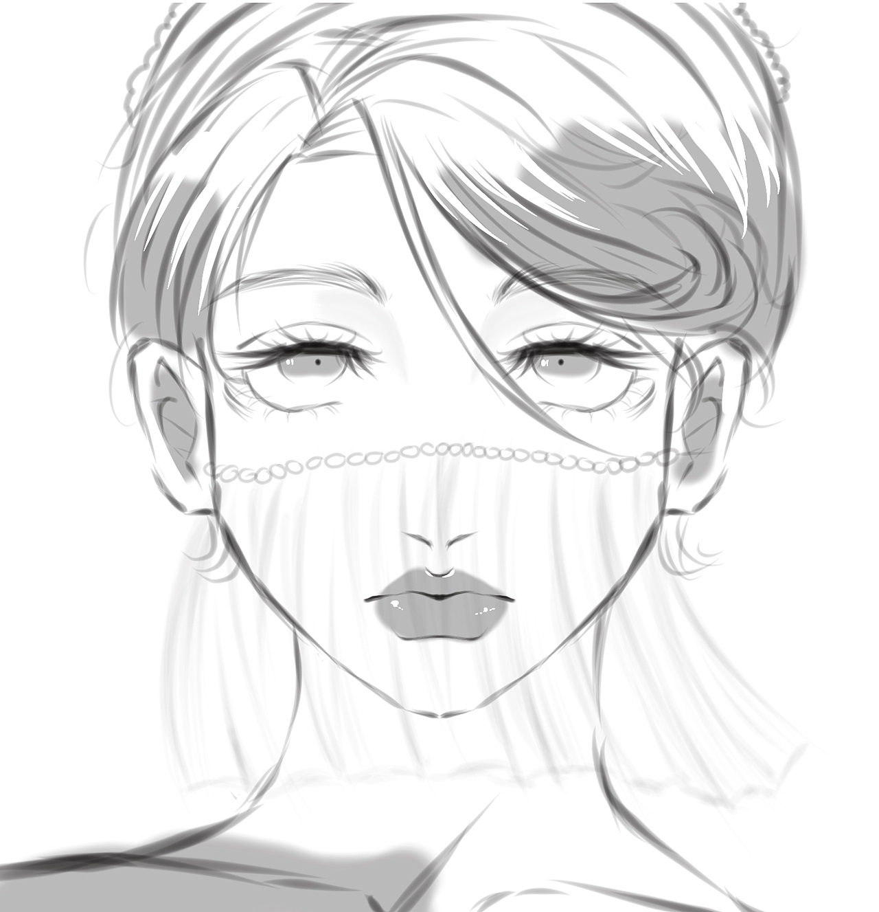古风女生草稿头像
