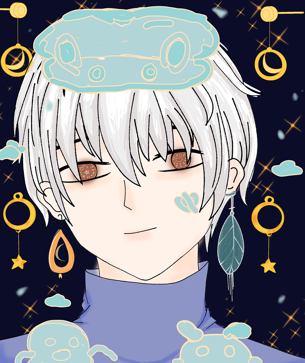 二次元男孩子头像（图ZMjAwMTgyNjg4） - 创作习作 - 站酷设计师cancan酱原创素材 - 站酷ZCOOL